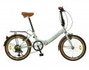 Велосипед 20' суперскладной NOVATRACK AURORA светло-бирюзовый, 6 ск. 20 FAURORA 6 S.BL 5